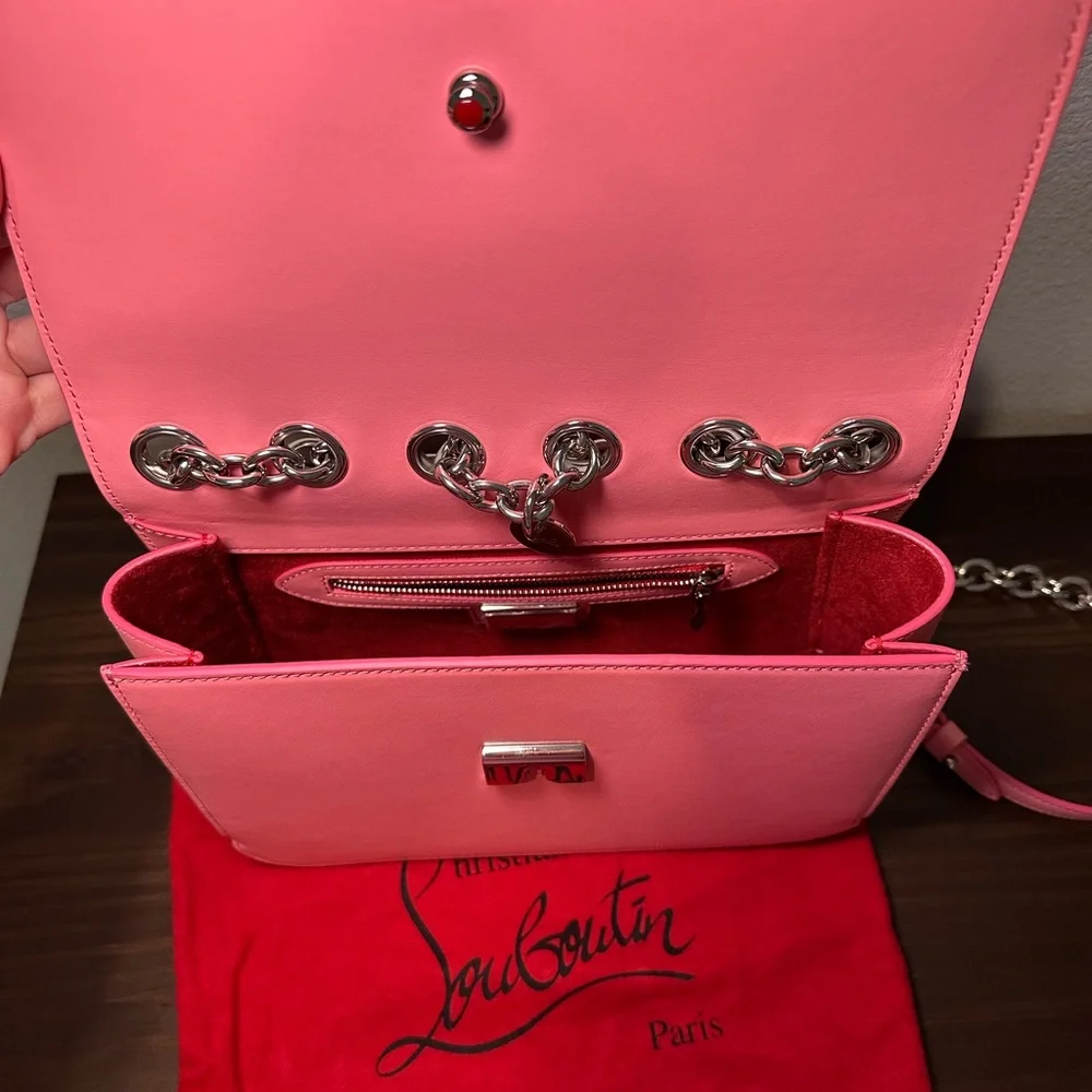 Christian Louboutin Pink Bow Purse - Picture 5 of 9